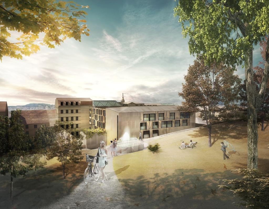 PROJEKT VYTVÁŘÍ PŘÍMÉ PROPOJENÍ S MĚSTSKÝM PARKEM U RADNICE A ULICÍ RUSKÁ.