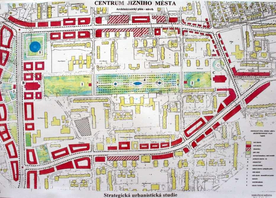 Strategická urbanistická studie, Bulvár V roce 1992 byl na základě výběrového řízení, které uspořádala městská část Praha 11, vybrán autorský tým SPS ARCHITEKTI Jan Sedlák, Ivan Plicka, Martin