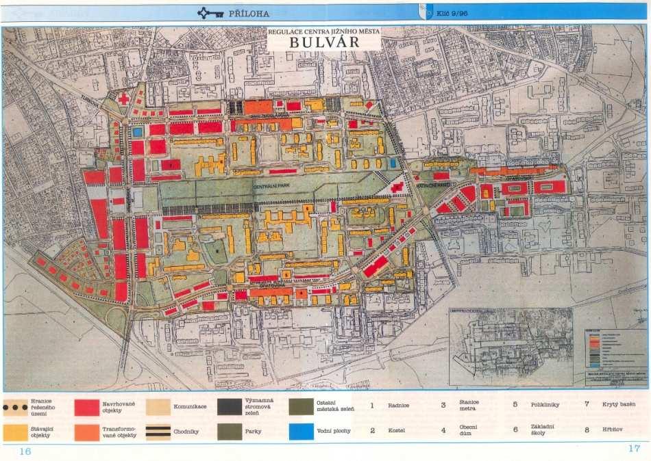 Bulvár regulační plán Strategická urbanistická studie s návrhem Bulváru jako kontinuálního centra Jižního Města I.