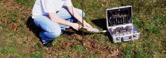Technika radonového průzkumu: Stanovení