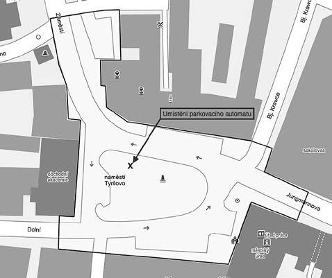 informace z radnice rátkovosti parkovacích míst na náměstí a v jeho blízkosti je jedním ze základních opatření pro udržení životaschopnosti centra.