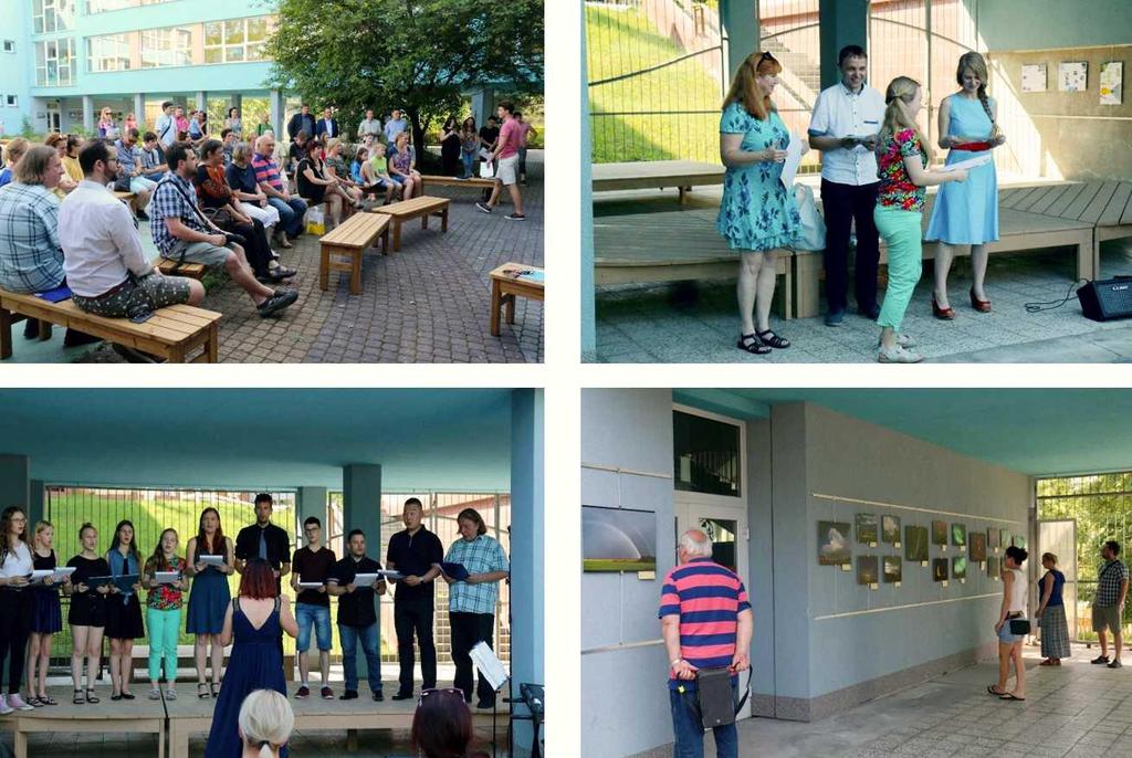 Výstava byla doplněna vítěznými fotografiemi a pracemi studentů Gymnázia Františka Křižíka ze stejnojmenné soutěže, která proběhla na
