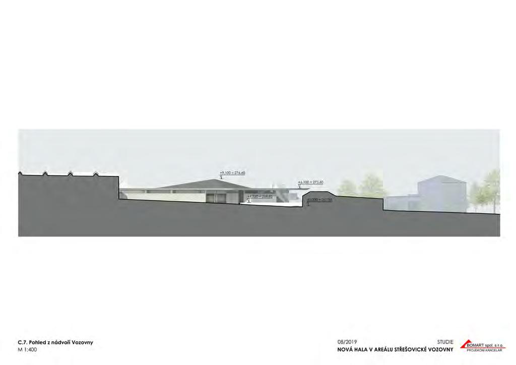 silniční vozidla, muzeum by mělo využívat koleje 11 až 13 ve třetí hale. Jedenáctá kolej bude vyhrazena metru a na 13. koleji uvidíte jeden z dosud funkčních vozů lanové dráhy na Petřín. Naopak od 14.