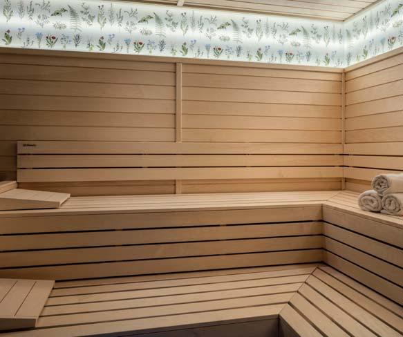 thermowood, sedáky lavic z abachi SOLNÁ SAUNA