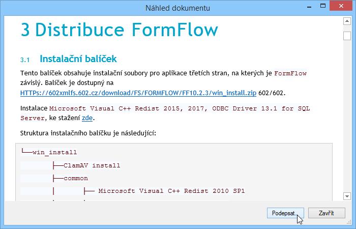 Podepisování novějšího typu dokumentů MS Office Požadavek na otevření dokumentu pořízeného v MS Office nebo OpenOffice.
