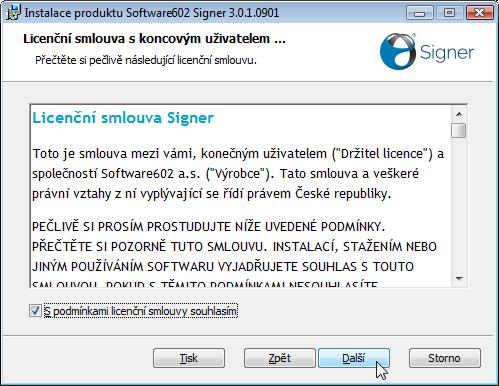 Instalace Instalaci zahájíte spuštěním instalačního programu podle dispozic, které jste obdrželi.