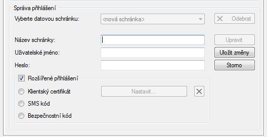 Pokud chcete omezit počet datových zpráv načítaných a zobrazovaných v jejich seznamech, použijte volič Počet načítaných datových zpráv.