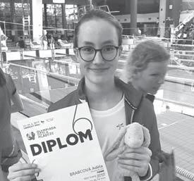 Kristýna Kypastová seznámila děti s tím, co je čeká, že to nejsou jen povinnosti, ale i příjemné akce: školní výlety, akademie, soutěže.