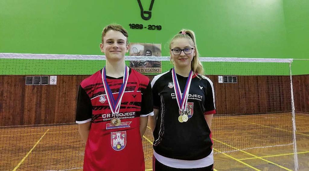 Kateřina Hermannová vybojovala třetí místo ve dvouhře dívek a společně s Terezou Adáškovou skončily na třetím místě také ve čtyřhře dívek.