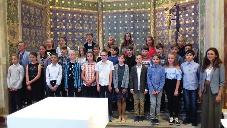 BISKUPSKÉ GYMNÁZIUM přivítalo nové studenty Do osmiletého studijního programu nastoupilo 30 studentů Foto: Red.
