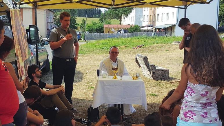 V tomto letním období jsme se setkali s mnoha rodinami a měli možnost alespoň částečně poznat realitu křesťanského života několika farností v České republice.