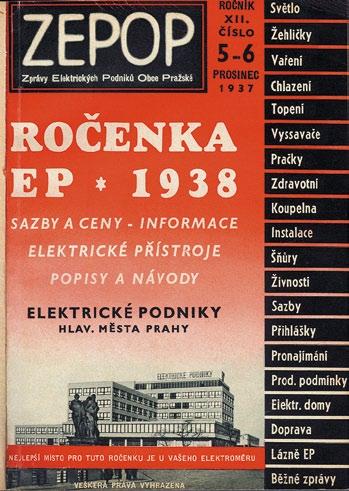 Přílohy Od roku 1935 ZEPOP vycházel v menším formátu A5 a z jeho záhlaví zmizel podtitul