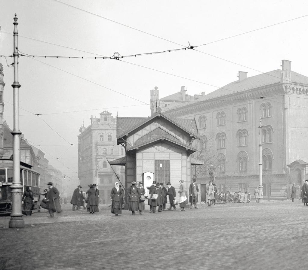 I. kapitola: 1897 1918 < Přepínací stanice na Josefském náměstí během první světové války > Montovní vůz