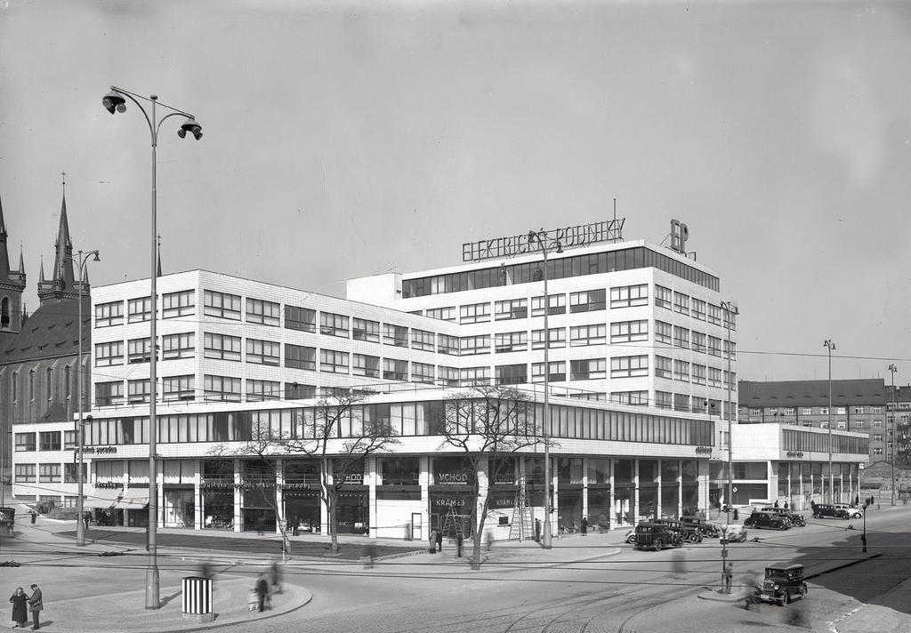 II. kapitola: 1918 1945 Ústřední budova Elektrických podniků hl.