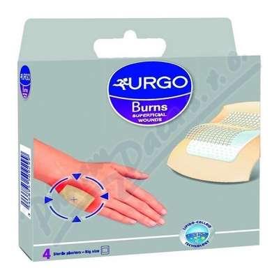 URGO Burns Na popáleniny lipidokoloid Charakteristika: Sterilní náplast Urgo Burns s lipidokoloidní vrstvou je připravena k okamžitému použití na ošetření popálenin 1. stupně, povrchových popálenin 2.