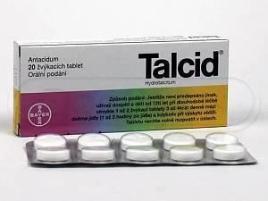 Obrázek 12 Talcid (24) Antacida systémová Reagují s HCl v žaludku za vzniku kyseliny uhličité.