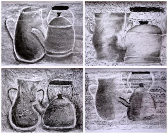 Jelikož jsme teprve druháci, museli jsme si při vázání pomáhat ve dvojicích, případně ve trojicích, abychom udrželi větvičky a drátek. Věnečky jsme si ozdobili podle svého vkusu, podle nápadu.