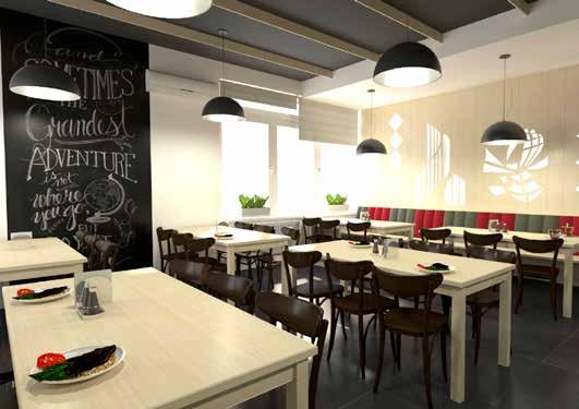 Vizualizace Restaurace KD