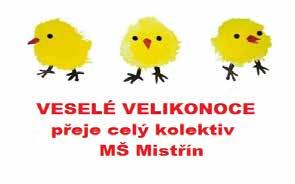 Mateřská škola Mistřín Zimních radovánek, bobování a her na sněhu jsme si užívali hlavně v lednu.