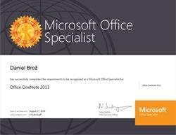 h) Údaje o aktivitách a prezentaci školy na veřejnosti MOS - Microsoft Office Specialist Článek ze školního webu Další úspěšní držitelé MOS, 10.9.