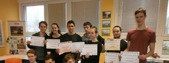 Okresní kolo SOČ, 17.4.2019: 5 našich projektů jde do kraje! Ve středu 17. dubna 2019 se v Českém Těšíně konalo okresní kolo SOČky.