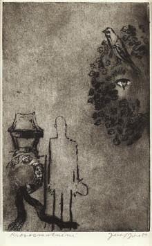 18 JOSEF JÍRA 1929 2005 Krejčovské zátiší 1995, lept,