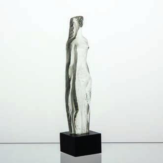 37,5 cm, sklárna Ajeto, Lindava u Nového Boru 4 500 Kč (170 ) 180 JOSEF HOSPODKA 1923-1989 Váza kolem r.