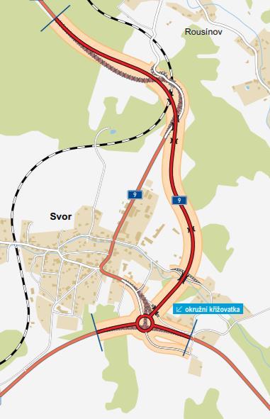 Celkem 2922 m dlouhá přeložka odvedla dopravu z města a zajistila výrazně lepší směrové a výškové vedení trasy. Stavba přeložky trvala 35 měsíců a stála 440 240 000 Kč.