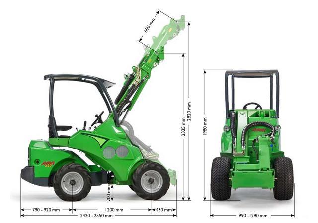 13 Avant - série 500 AGRO Avant 523 AGRO Avant 528 AGRO Avant 530 AGRO Motor Kubota D902 diesel Kubota D 1105 Diesel Kubota D 1105 Diesel počet válců / chlazení 3 / vodní 3 / vodní 3 / vodní Výkon 22