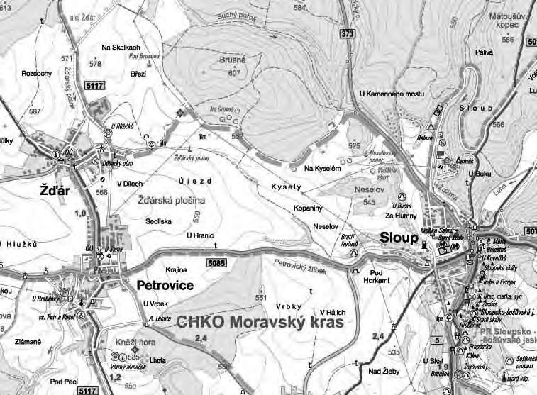 Žďárská plošina v Moravském krasu Vojtěch A.