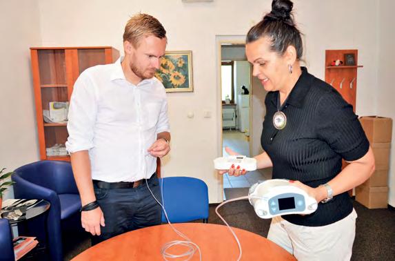 Sociální služby Díky podpoře vedení statutárního města Frýdku-Místku, kdy byla schválena dotace na zakoupení přenosného kyslíkového koncentrátoru Free Style Comfort, mohla městská organizace Centrum