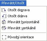 převrácení snímku svisle (Převrátit vertikálně), návrat snímku do původní orientace (Původní orientace). obr. 22 Menu Převrátit/Otočit 3.1.5.8 Menu Pohled Menu Pohled (viz obr.