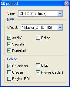 3.14 3D vizualizace Analýza obrazových údajů je jednodušší, pokud se objekty zobrazí v 3D pohledu. Na zobrazení objektů v 3D pohledu je potřeba definovat ROI (viz kap. 3.11 Konturování pacienta vytváření ROI).