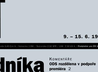 května 1997) se svěřil se svými názory na roli elektronických médií, především na internet.