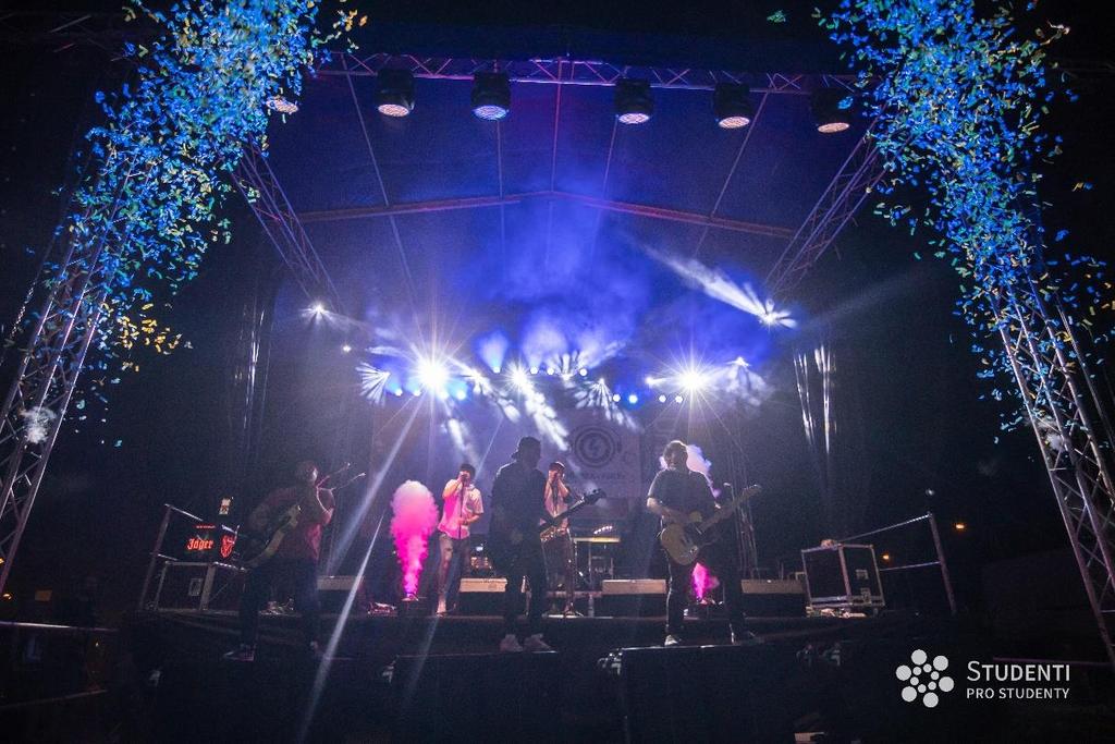 Hudba z FEKTu největší studentský open-air festival v ČR Sportovně založení studenti se mohli v letním semestru zúčastnit tradiční sportovně-recesistické akce Běh na 53.