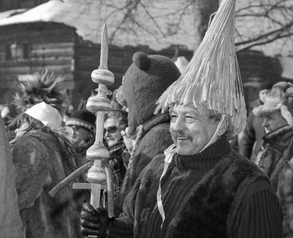 Masopustní obchůzka pohřebenář, Dřevěné městečko,