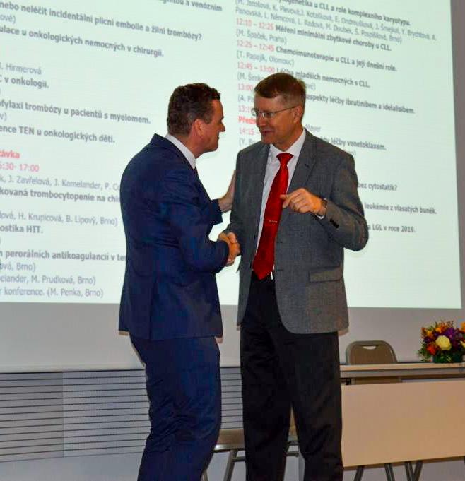 o onkologické pacienty. Prvnímu prakticky zaměřenému bloku předsedal pan prof.