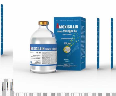 AMOXICILLIN BIOVETA 150 mg/ml LA VYSOCE EFEKTIVNÍ INJEKČNÍ SUSPENZE EVROPSKÉ KVALITY S EKONOMICKÝM DÁVKOVÁNÍM A DEPOTNÍM EFEKTEM Širokospektrální