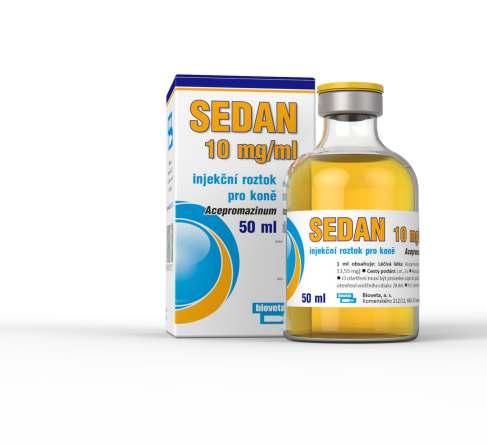 SEDAN 10 mg/ml je injekční roztok s obsahem účinné látky acepromazin, určený pro veterinární lékaře k sedaci, při operacích, k anestezii, ke zmírnění stresu Léčivá látka: Acepromazinum 10 mg (jako