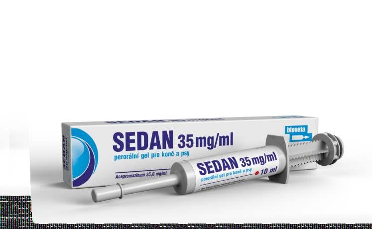 Použi SEDAN 35 mg/ml perorální gel Snadná sedace koní i hříbat Jednoduchá aplikace pomocí perorálního dávkovače Dlouhodobý účinek sedace (4 6 hodin) Usnadňuje fixaci a manipulaci s nervózními,