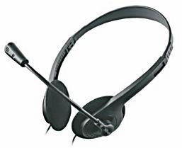 náhlavní souprava s nastavitelným flexibilním mikrofonem pro komunikaci hands-free,
