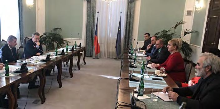 vách čistírny odpadních vod a úpravny vody.
