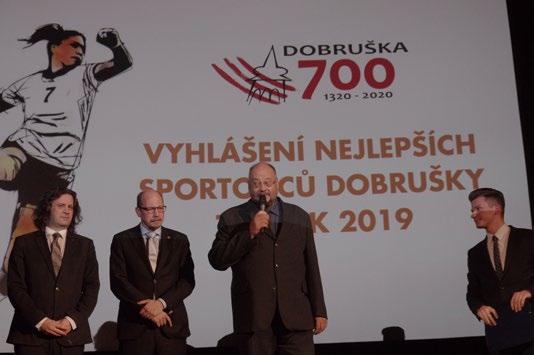 Ze sportu Vyhlášení nejlepších sportovců Dobrušky za rok 2019 Velký sál Společenského centra Kina 70 patřil ve čtvrtek 23. ledna nejlepším sportovcům Dobrušky za rok 2019.