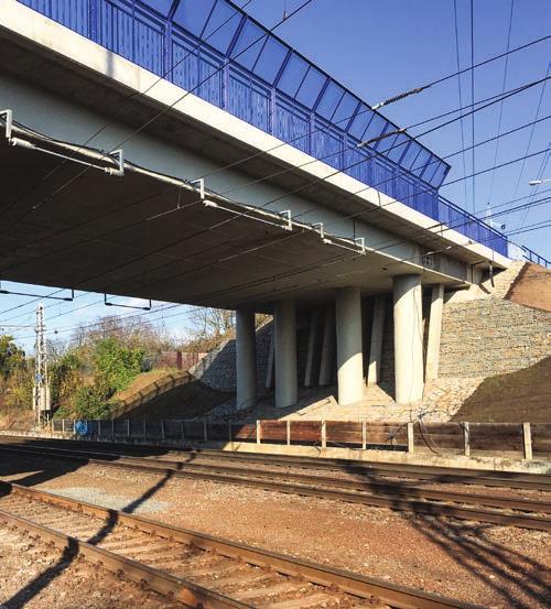 Footbridge for pedestrians and cyclists in Veľký Šariš, Slovakia 3 Doubský most v