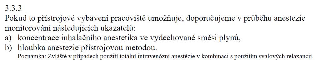 Sledování a monitorování Doporučený postup ČSARIM