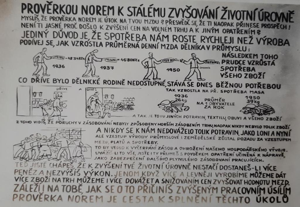 Fotografie č.23 Plakát na nástěnku z 50.