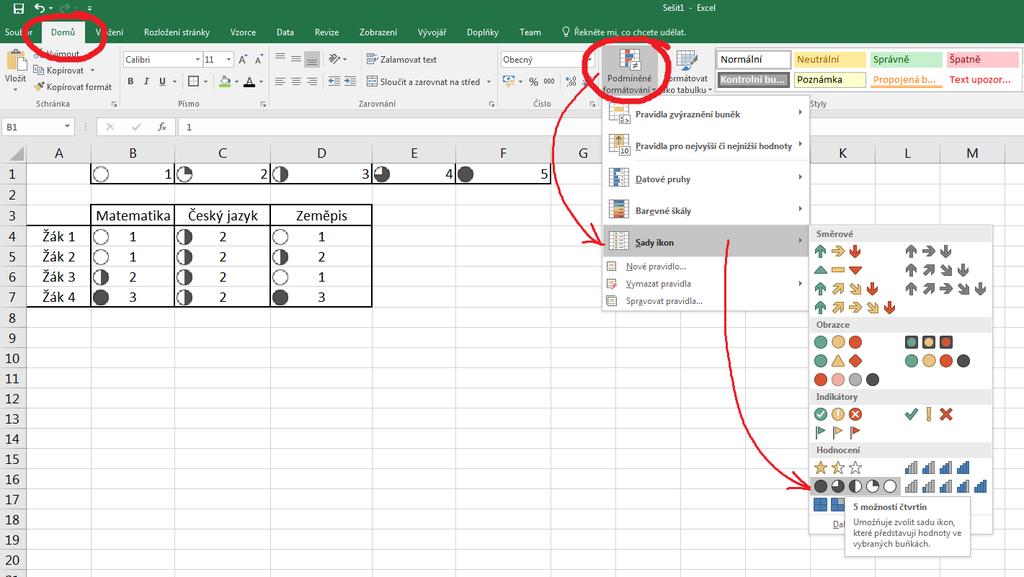 Základy MS Excel 2016: studijní text 31 5.