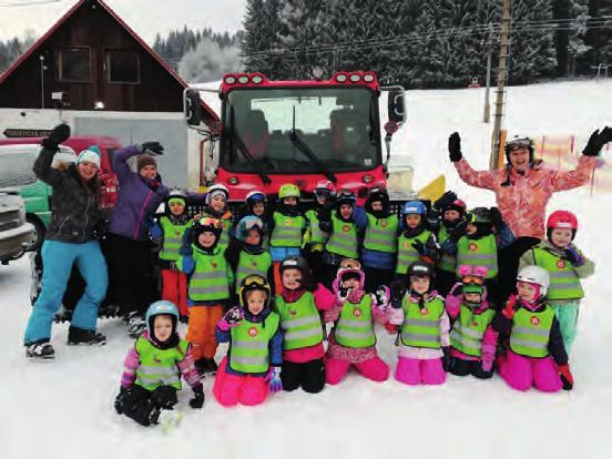 To, že v dětech dřímá velký sportovní potenciál, předvedly nejen v kurzu předškolního lyžování, ale také na závodech