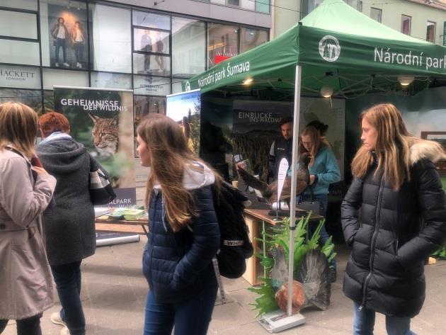 2019, Linc, Südliche Landstraße Správa Národního parku Šumava ve spolupráci Správy Bavorského lesa a ve spolupráci s Jihočeskou centrálou cestovního ruchu se zúčastnila prezentace Jižních Čech, která
