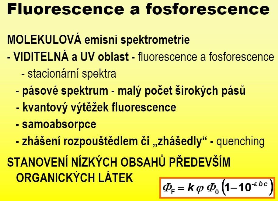 2. Spektrofotometrie VIS a UV